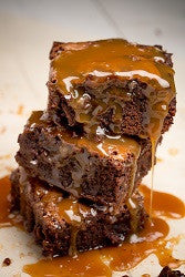 Salted Caramel Protein Brownies